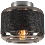 Slv pantilo rope 19, plafonnier et applique en saillie, cylindrique, 1x max. 15 w e27, argent - projecteurs ...