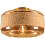 Slv pantilo rope 27, plafonnier et applique en saillie, cylindrique, 1x max. 15 w e27, or - projecteurs ...