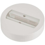 Rosace de plafond slv, pour adaptateur monophas, blanc - 1 phases lectrique rail 230v