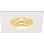 Slv patta - i, encastr� de plafond int�rieur / ext�rieur, carr�, blanc mat, led, 11w, 3000k - spot de ...