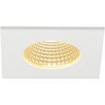 Slv patta - i, encastr de plafond intrieur / extrieur, carr, blanc mat, led, 11w, 3000k - spot de ...