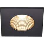 Slv patta - i, encastr de plafond intrieur / extrieur, carr, noir, led, 7, 3w, 1800 - 3000k - luminaires ...