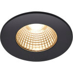 Slv patta - i, encastr� de plafond int�rieur / ext�rieur, rond, noir, led, 7, 3w, 1800 - 3000k - luminaires ...