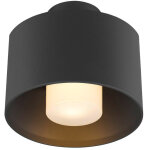 Slv photoni cyl, plafonnier, cylindrique, 1x max. 13 w, e27, noir - lampes murales et de plafond
