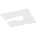 Slv plaque de recouvrement monophase, blanche - 1 phases lectrique rail 230v
