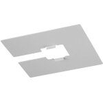 Slv plaque de recouvrement monophase, grise - 1 phases lectrique rail 230v