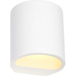 Slv plastra 104, applique intrieure, blanc, g9 / qt14, 42w max, pltre - lampes murales et de plafond ...