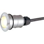 Slv power trail - lite�, encastr� de sol ext�rieur, rond, inox, led, 1w, 3000k, ip67, collerette - luminaire ...