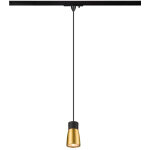 Slv puri 2. 0 dome, suspension monophas�e, gu10, longueur de suspension 200 cm, 1x max. 6 w, noir - lampes ...