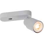 Slv puri 2, 0 tube, applique et plafonnier, interrupteur, rectangulaire, 1x max. 6 w gu10, gris - lampes ...