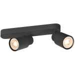 Slv puri 2. 0 tube, plafonnier et applique en saillie, asymétrique, 2x max. 6 w gu10, noir - lampes murales ... Slv puri 2. 0 tube, plafonnier et applique en saillie, asymétrique, 2x max. 6 w gu10, noir - lampes murales ...