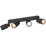 Slv puri 2. 0 tube, plafonnier et applique en saillie, long, 4x max. 6 w gu10, noir - lampes murales ... Slv puri 2. 0 tube, plafonnier et applique en saillie, long, 4x max. 6 w gu10, noir - lampes murales ...