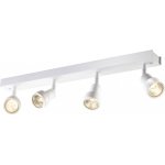 Slv puri, applique et plafonnier int�rieur, quad, blanc mat, gu10 / qpar51, 4x 50w max - lampes murales ...