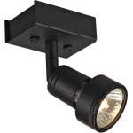 Slv puri, applique et plafonnier int�rieur, simple, noir mat, gu10 / qpar51, 50w max - lampes murales ...
