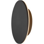 Slv d - ring m, applique murale, phase, 2700 / 3000 k, phase, ip65, noir - lampes murales et de plafond ...
