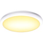 Slv ruba, applique et plafonnier ext�rieur, blanc, led, 22w, 3000 / 4000k, interrupteur cct - lampes ...