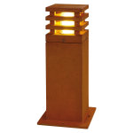 Slv rusty� 40, borne ext�rieure, fonte rouill�e, led, 8, 6w, 3000k, ip55 - lampes sur pied, murales et ...