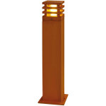 Slv rusty� 70, borne ext�rieure, fonte rouill�e, led, 8, 6w, 3000k, ip55 - lampes sur pied, murales et ...