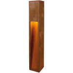 Slv rusty� slot 80, borne ext�rieure, fonte rouill�e, e27, 11w max, ip44 - s�ries de lampes (ext�rieur) ...
