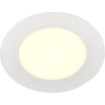 Slv senser 12, encastr de plafond intrieur, rond, blanc mat, led, 6w, 3000k - spot de plafond