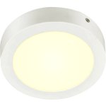 Slv senser 18, applique et plafonnier intrieur, rond, blanc mat, led, 12w, 3000k, variable triac - lampes ...