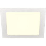Slv senser 18, encastr de plafond intrieur, carr, blanc mat, led, 9, 7w, 3000k - spot de plafond