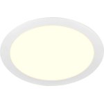 Slv senser 24, encastr de plafond intrieur, rond, blanc mat, led, 13w, 3000k - spot de plafond