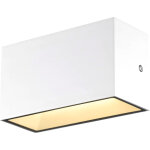 Slv sitra cube, applique ext�rieure, m, up / down, blanc, led, 14w, 3000k / 4000k, ip65, cct switch - ...