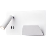 Slv somnila spot, applique intérieure, liseuse, version droite, blanc, led, 13w, 3000k, avec port - lampes ... Slv somnila spot, applique intérieure, liseuse, version droite, blanc, led, 13w, 3000k, avec port - lampes ...
