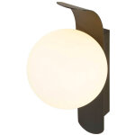 Slv sun, applique en saillie, rond, 1x max. 40 w, source led, g9, phase, noir - lampes murales et de ...