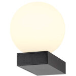 Slv sun wl, up, g9, applique en saillie, ronde, 1 x max. 5 w, ip20, noir - lampes sur pied, murales et ...
