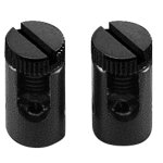 Slv tenseo, alimentation, int�rieur, pour c�ble tendu t. b. t, noir, 2 pi�ces - syst�mes de c�bles bv ...