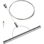 Slv tenseo, kit de suspension, 2m, int�rieur, pour c�ble tendu t. b. t, chrome - syst�mes de c�bles bv ...