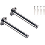 Slv tenseo, renvois plafond, int�rieur, pour c�ble tendu t. b. t, chrome, 2 pi�ces - syst�mes de c�bles ...