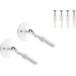 Slv tenseo, support mural 10 cm, int�rieur, pour c�ble tendu t. b. t, blanc, 2 pi�ces - syst�mes de c�bles ...