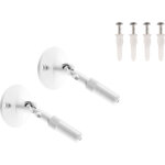 Slv tenseo, support mural 10 cm, intrieur, pour cble tendu t. b. t, blanc, 2 pices - systmes de cbles ...