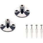 Slv tenseo, support mural 3 cm, intrieur, pour cble tendu t. b. t, chrome, 2 pices - accessoires divers ...