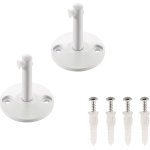 Slv tenseo, support mural 6 cm, int�rieur, pour c�ble tendu t. b. t, blanc, 2 pi�ces - syst�mes de c�bles ...