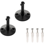 Slv tenseo, support mural 6 cm, int�rieur, pour c�ble tendu t. b. t, noir, 2 pi�ces - syst�mes de c�bles ...