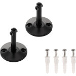 Slv tenseo, support mural 6 cm, intrieur, pour cble tendu t. b. t, noir, 2 pices - systmes de cbles ...