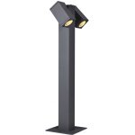 Slv theo pathlight, borne ext�rieure, double, anthracite, gu10, 2x 7w max, ip44 - lampes sur pied, murales ...