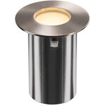 Slv trail - lite� 60, single, luminaire encastr� de sol, 3000k, ip67, rond, inox / aluminium - luminaire ...