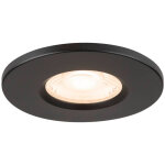 Slv universal downlight fix, spot encastr� avec collerette, 5w, cct, ip65, noir - lampes murales et de ...