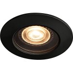 Slv varu, encastr de plafond intrieur / extrieur, noir, gu10 / led gu10 51mm, 5w max, ip20 / ip65 ...