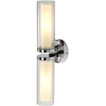 Slv wl 106, applique intrieure, double, chrome, e14, 2x 40w max, ip44 - lampes murales et de plafond ...
