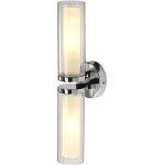 Slv wl 106, applique int�rieure, double, chrome, e14, 2x 40w max, ip44 - lampes murales et de plafond ...
