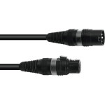 Sommer cable cāble dmx xlr 3pin 1m bk hicon - cābles xlr 3 pol Sommer cable cāble dmx xlr 3pin 1m bk hicon - cābles xlr 3 pol