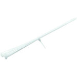 Sonstige attaches de c�ble haut de gamme 457x7, 6mm blanc (50 pcs) - rubans adh�sifs et plus encore