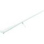 Sonstige attaches de c�ble haut de gamme 457x7, 6mm blanc (50 pcs) - rubans adh�sifs et plus encore