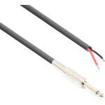 Sonstige cx410 - 6 c�ble de haut - parleur 6. 3mm mono jack - extr�mit� ouverte 6. 0m - c�bles pour haut ...